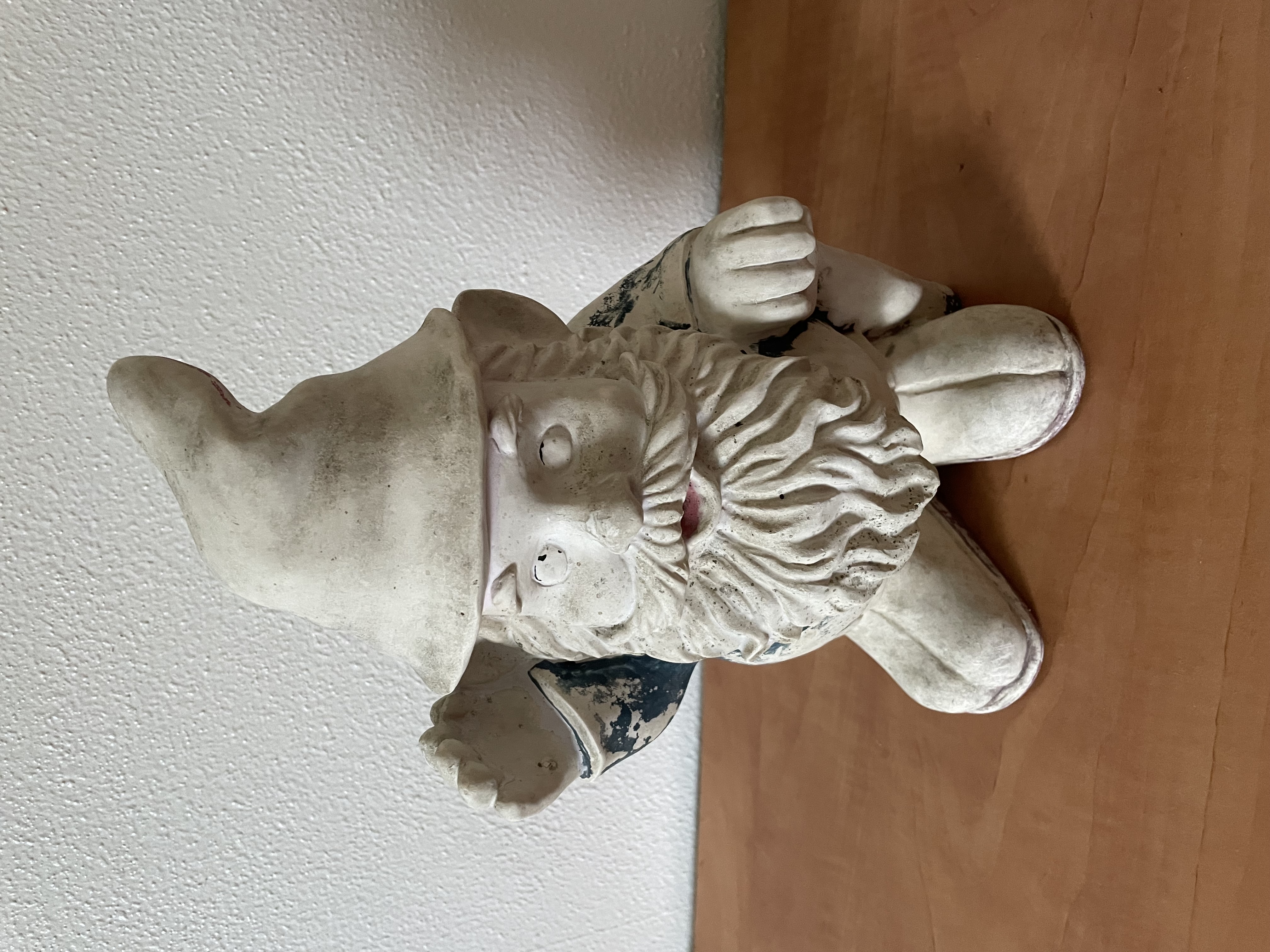 Gnome with Cane before