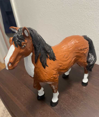 Horse after
