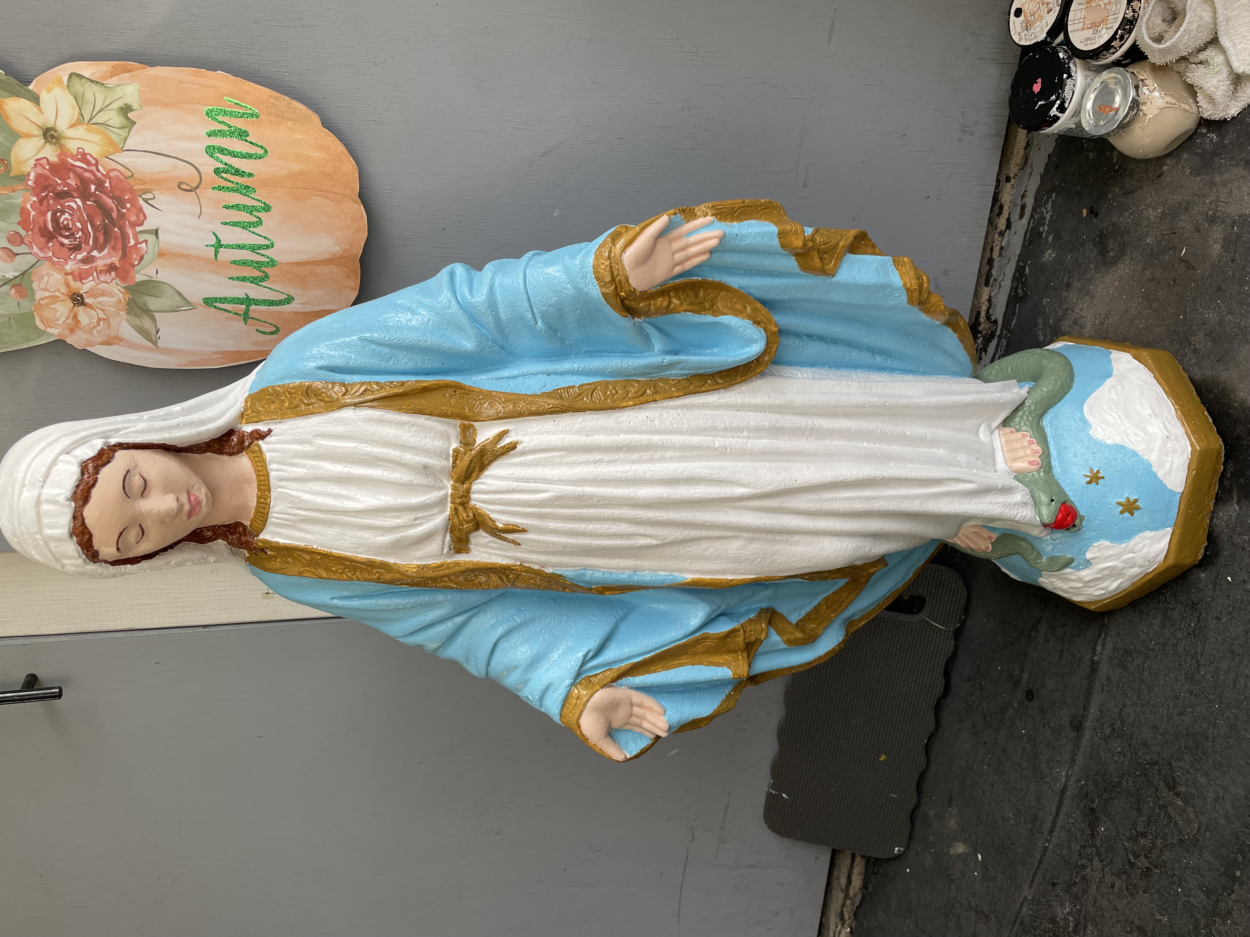 Large Virgin Mary after