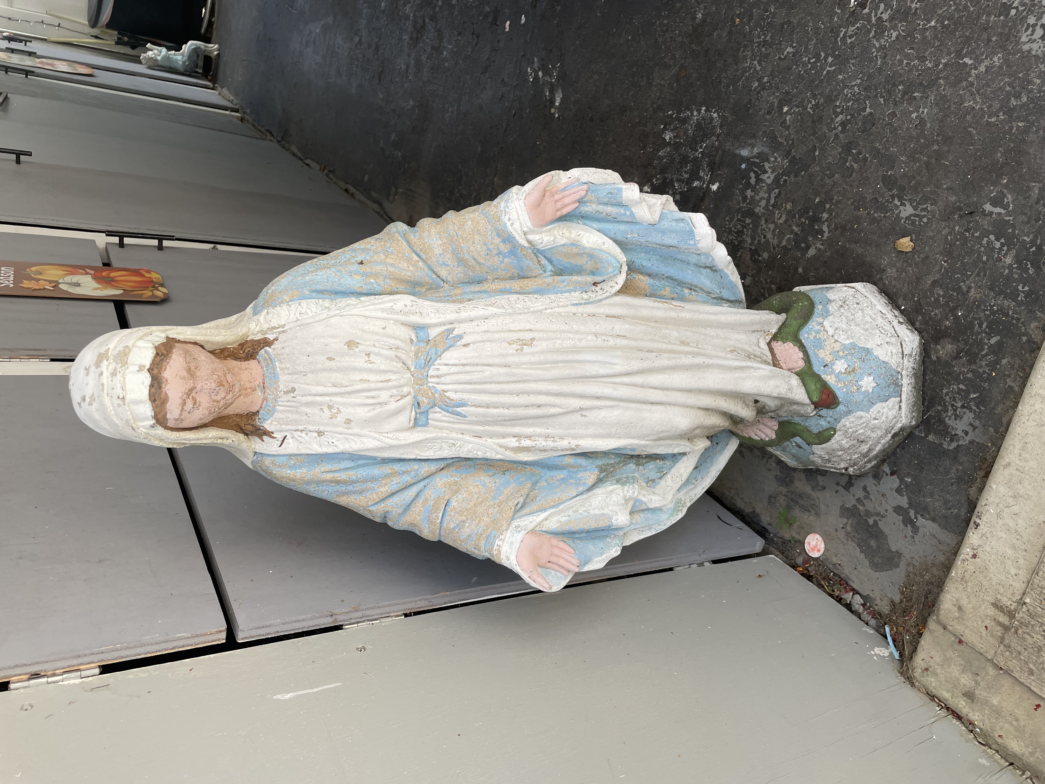 Large Virgin Mary before