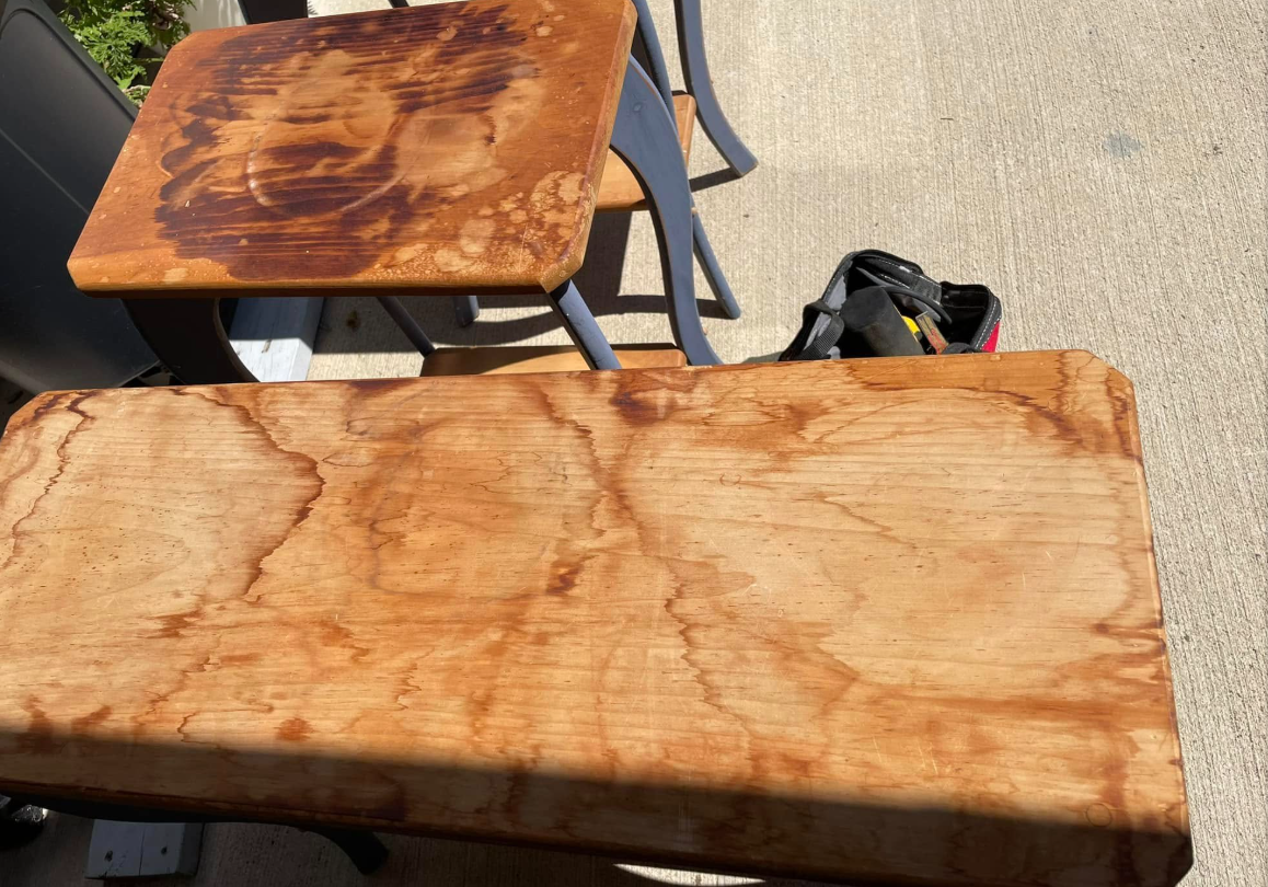 Tables before