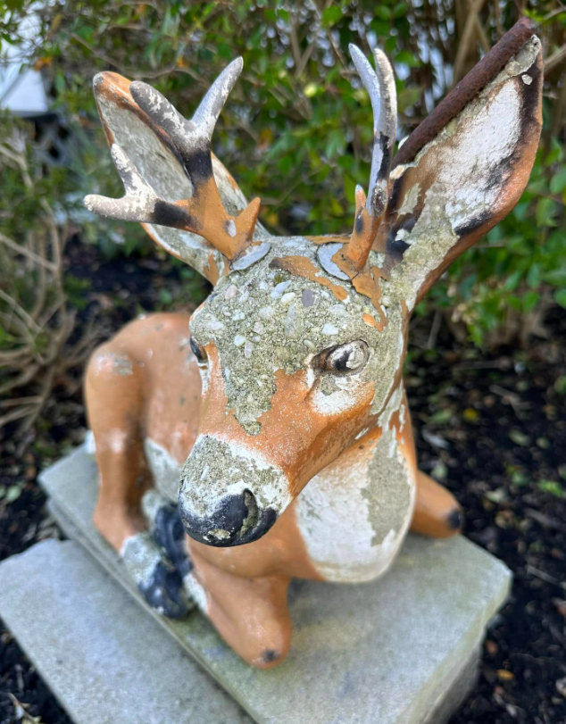 Chipped Reindeer before
