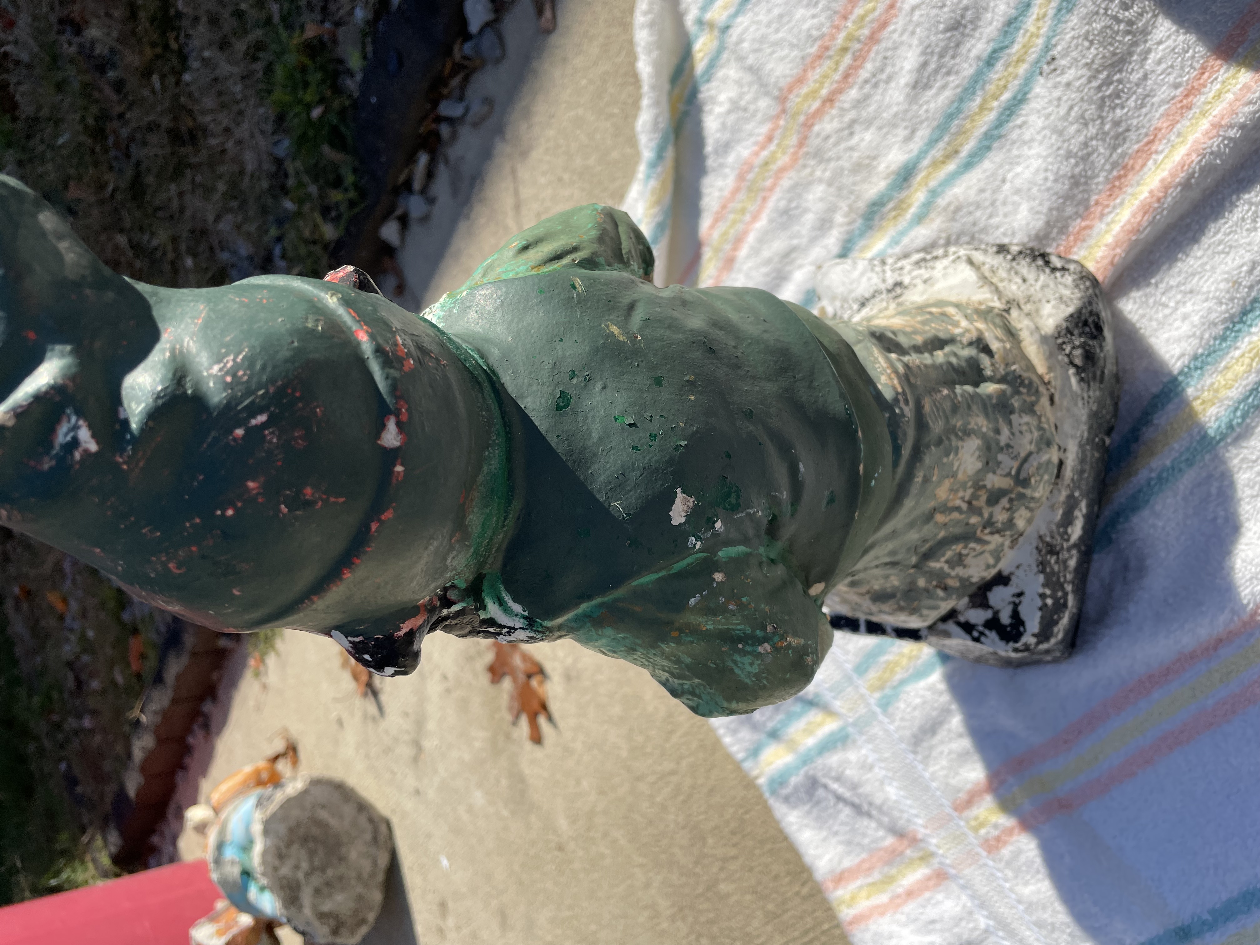 Green Gnome (Back) before