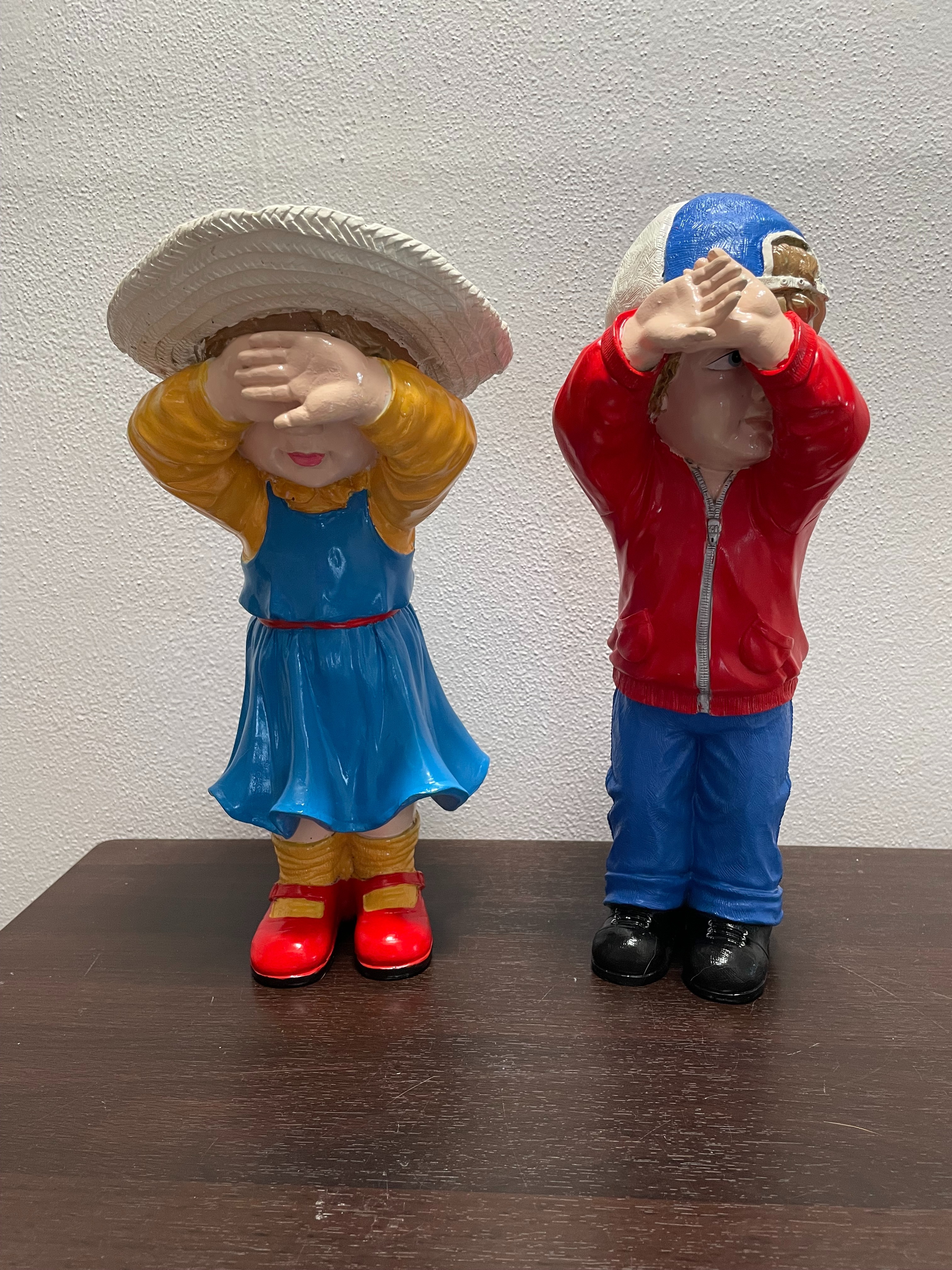 Kids Hiding Eyes after