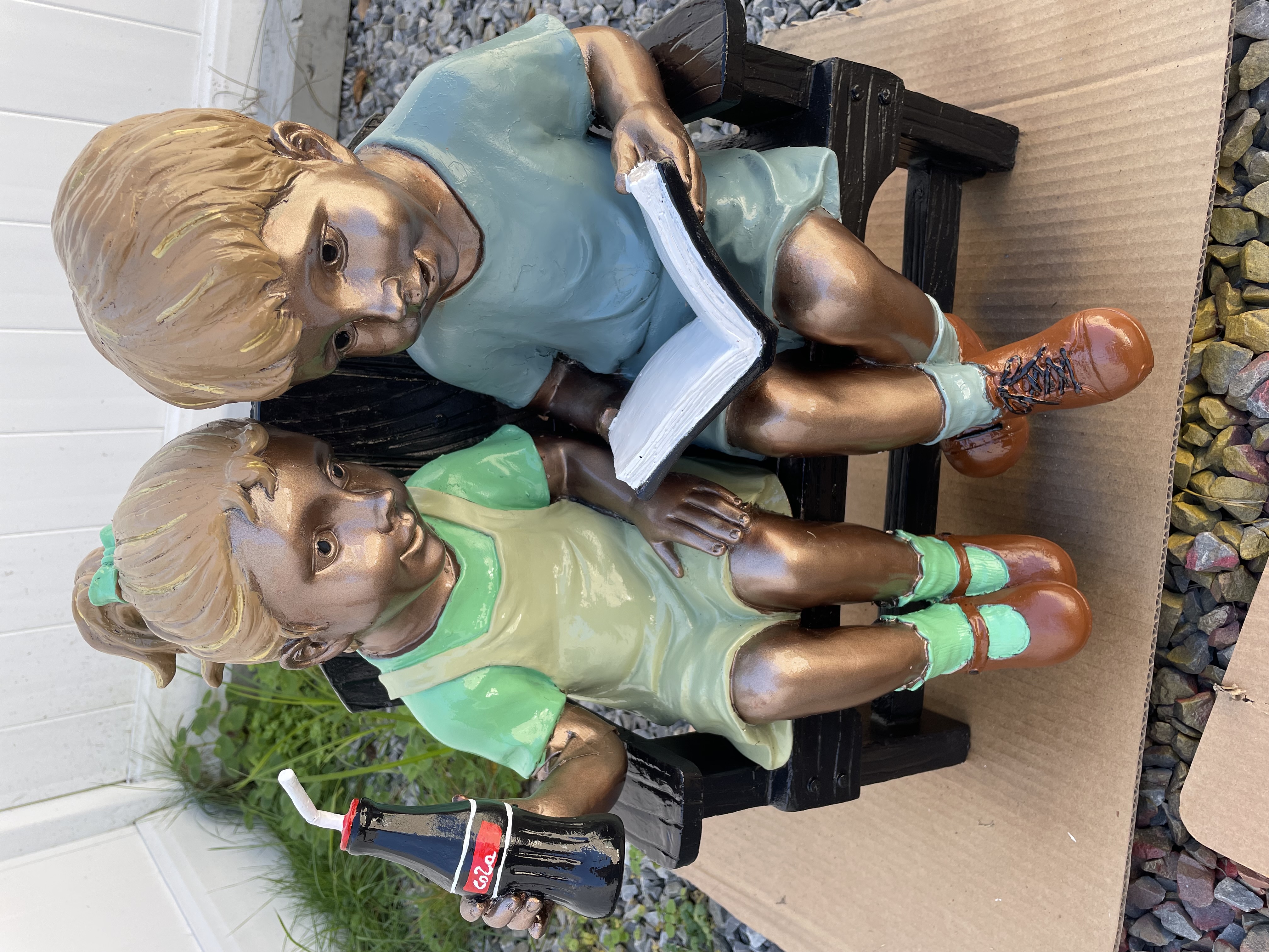 Kids on Bench after