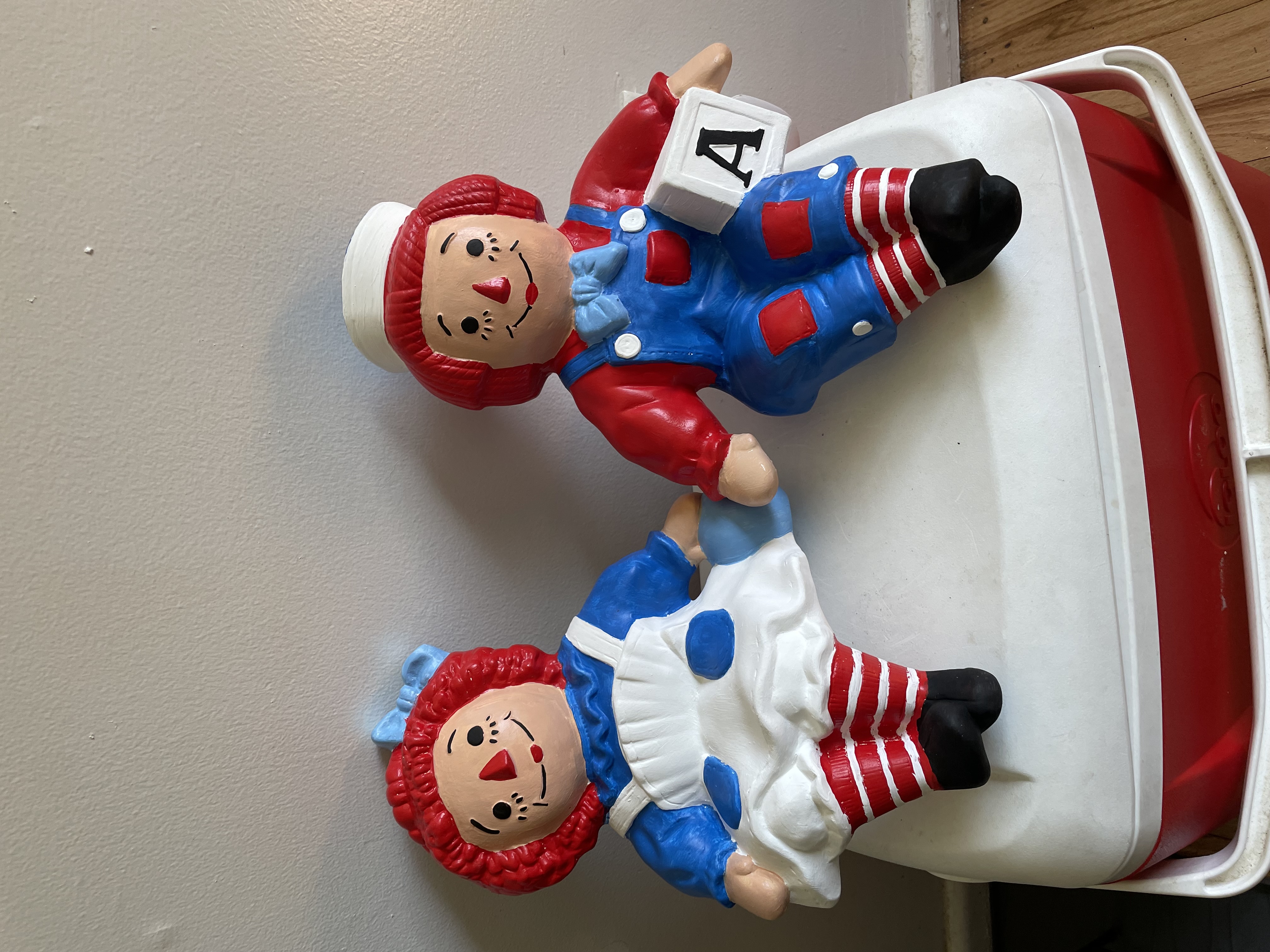Raggedy Ann and Andy after