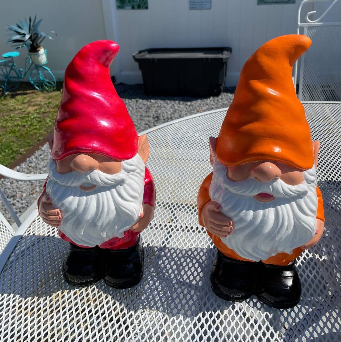 Gnome Pair Red and Orange