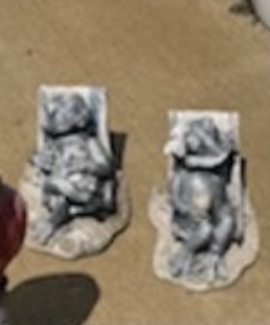 Sunbathing Frogs before